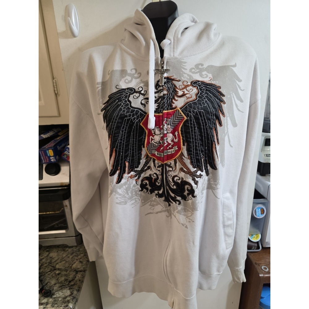 Averix White Hoody Sky Kings Hoody Size Xl